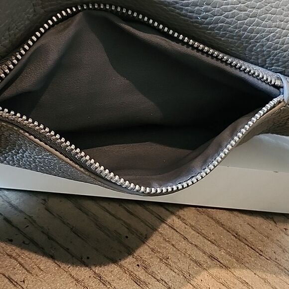 Gray leather pebbled belt bag Treasure & Bond - Picture 4 of 6